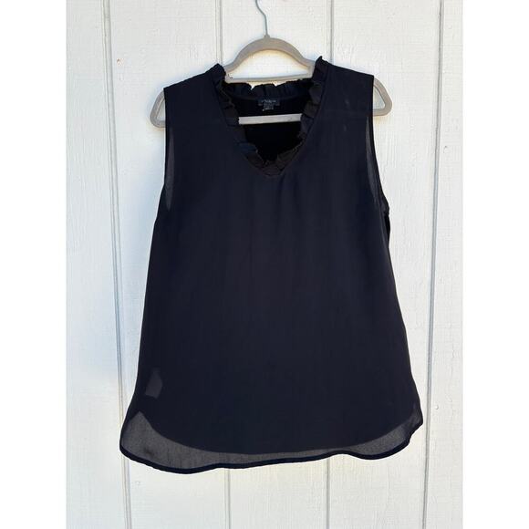 Bundle of TWO Ann Taylor Outlet Sleeveless Blouses, Sz L - Picture 1 of 8